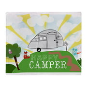 FLEMING SALE 62618 50 x 60 Happy Camper Blanket 